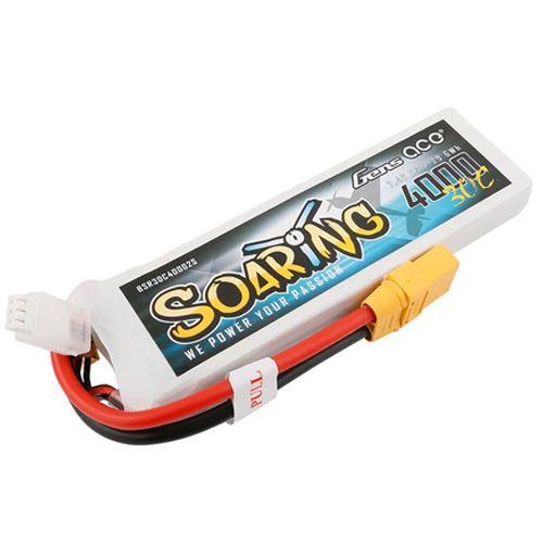 Gens ace Li-Po 2S 7.4V 4000mAh 30C Soaring with XT90